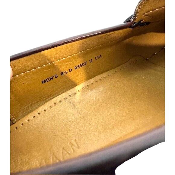 Cole Haan Men's Pinch Tassel 03507 Mahogany Leather Loafers-8.5 D - Picture 7 of 9